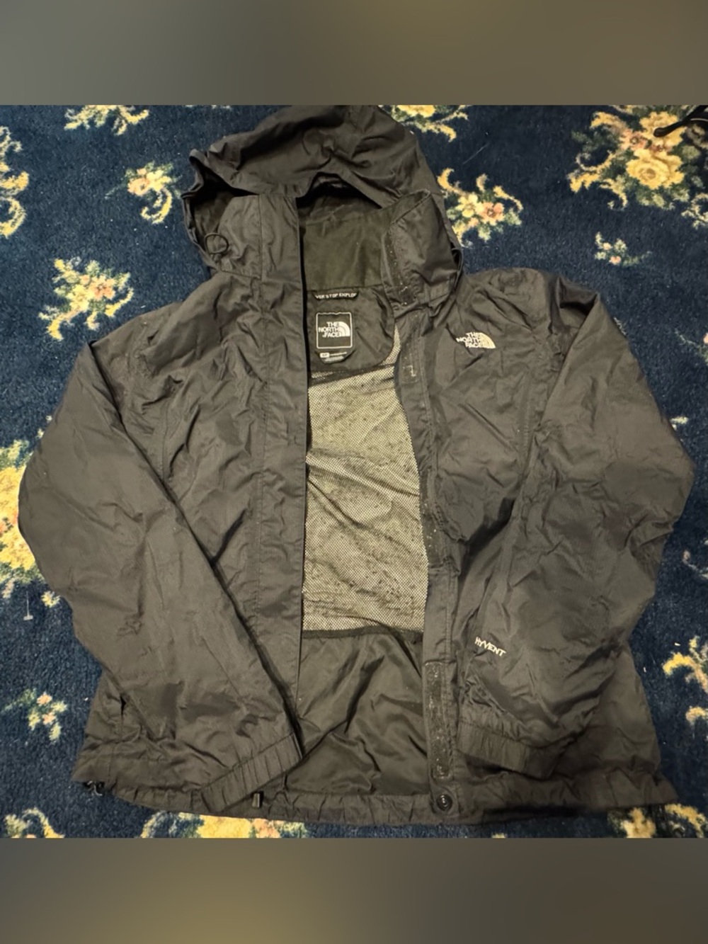 The North Face Women’s Black Waterproof HyVent Jacket